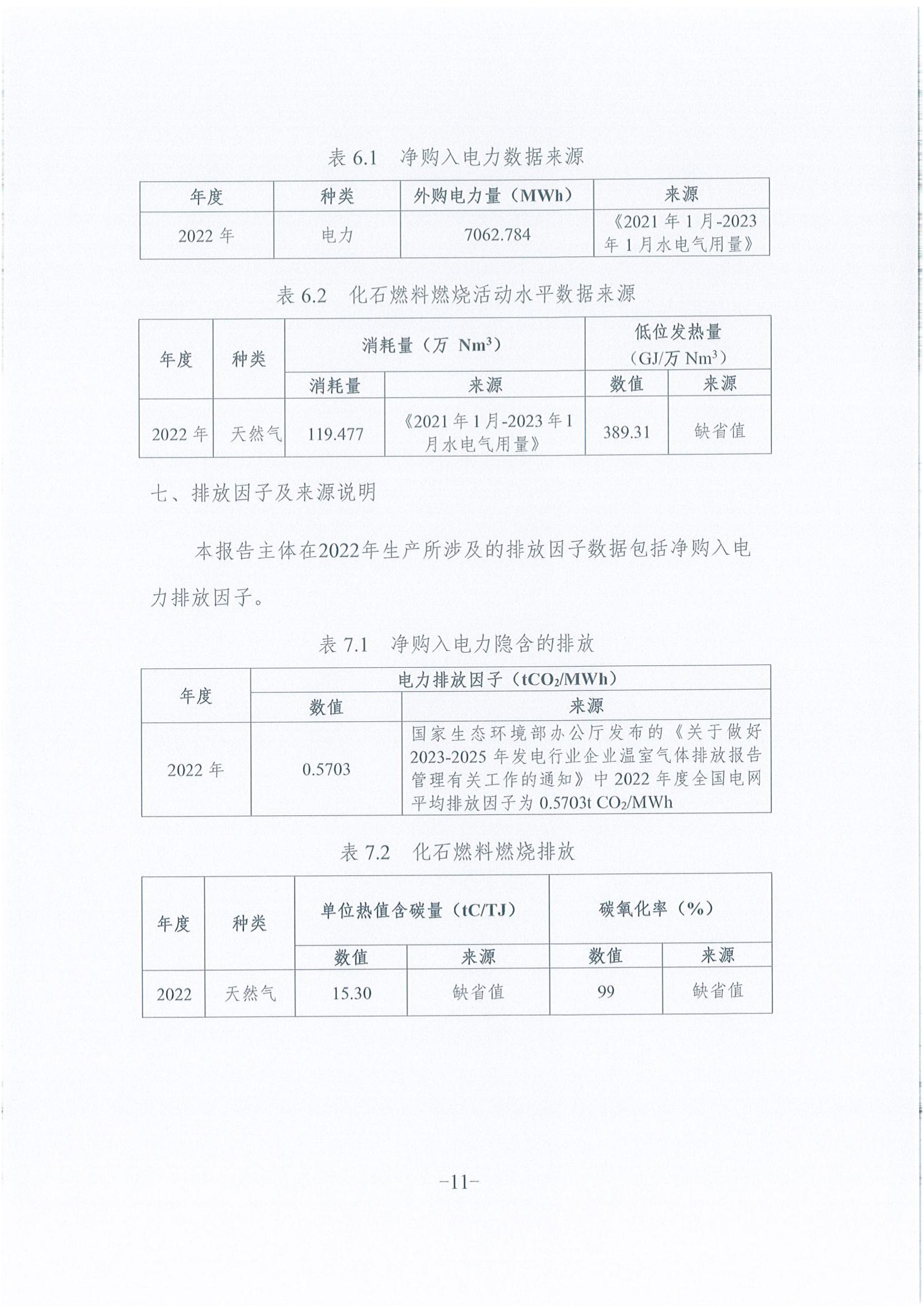 《企業(yè)溫室氣體排放報(bào)告》公示